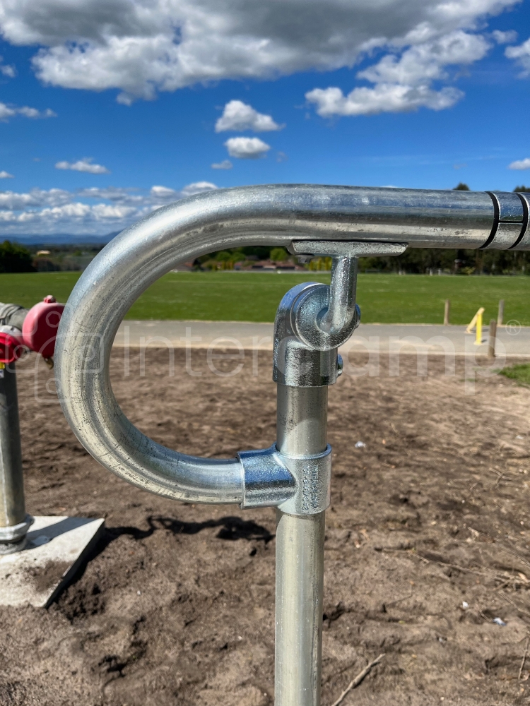 Interclamp key clamp DDA compliant handrail installed at Lilydale College